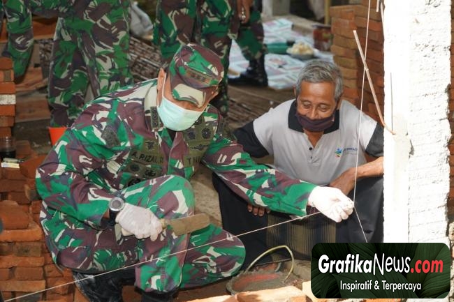  peninjauan percepatan rehab rekon pembangunan Rumah Tahan Gempa (RTG) di Gunung Sari